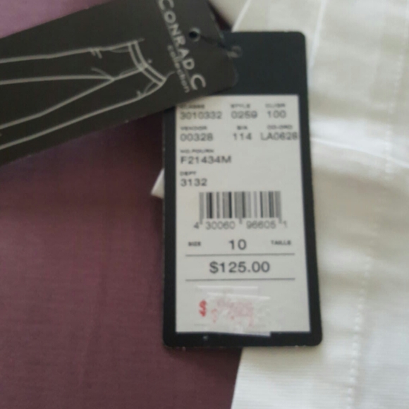 NWT Conrad C Laura white pants size 10 - Picture 11 of 12